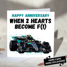 Load image into Gallery viewer, When 2 Hearts Become F1 Formula 1 Card