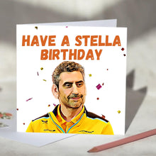Load image into Gallery viewer, Andrea Stella McLaren Team Principal F1 Birthday Card