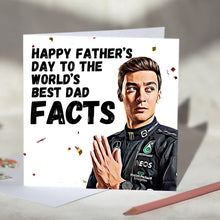 Load image into Gallery viewer, George Russell Facts F1 Card