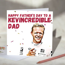 Load image into Gallery viewer, Kevin Magnussen Kevincredible Father's / Mother's Day F1 Card