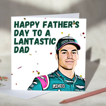 Load image into Gallery viewer, Lance Stroll F1 Father's / Mother's Day Card
