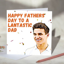 Load image into Gallery viewer, Lando Norris Father's / Mother's Day F1 Card