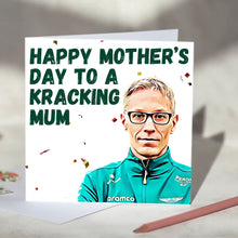 Load image into Gallery viewer, Mike Krack Aston Martin Team Principal F1 Father's / Mother's Day Card