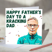 Load image into Gallery viewer, Mike Krack Aston Martin Team Principal F1 Father's / Mother's Day Card