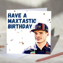 Load image into Gallery viewer, Max Verstappen Maxtastic F1 Card