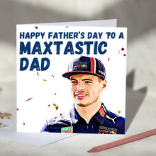 Load image into Gallery viewer, Max Verstappen Maxtastic F1 Card