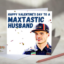 Load image into Gallery viewer, Max Verstappen Maxtastic F1 Card