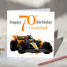Load image into Gallery viewer, McLaren F1 Personalised Birthday Card