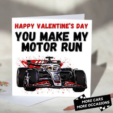 Load image into Gallery viewer, You Make My Motor Run F1 Card