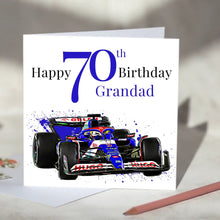 Load image into Gallery viewer, Visa Cash App RB F1 Personalised Birthday Card