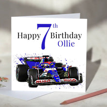 Load image into Gallery viewer, Visa Cash App RB F1 Personalised Birthday Card