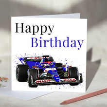 Load image into Gallery viewer, Visa Cash App RB F1 Personalised Birthday Card