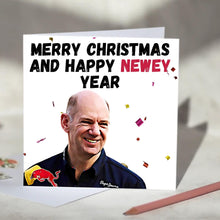 Load image into Gallery viewer, Adrian Newey F1 Red Bull Engineer Christmas Card