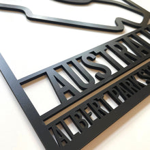 Load image into Gallery viewer, Grand Prix Circuit F1 Wooden Wall Signs, Wall Decor for Formula 1 Fans 40cmx30cm A3