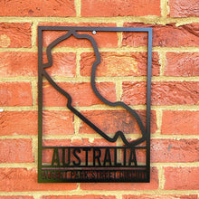Load image into Gallery viewer, Grand Prix Circuit F1 Wooden Wall Signs, Wall Decor for Formula 1 Fans 40cmx30cm A3