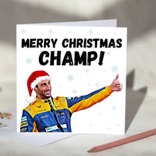 Load image into Gallery viewer, Daniel Ricciardo Champ Card
