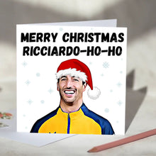 Load image into Gallery viewer, Ricciardo-Ho-Ho Christmas Card