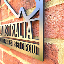 Load image into Gallery viewer, Grand Prix Circuit F1 Wooden Wall Signs, Wall Decor for Formula 1 Fans 40cmx30cm A3