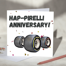 Load image into Gallery viewer, F1 Hap-Pirelli Anniversary Card