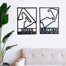 Load image into Gallery viewer, Grand Prix Circuit F1 Wooden Wall Signs, Wall Decor for Formula 1 Fans 40cmx30cm A3