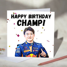 Load image into Gallery viewer, Yuki Tsunoda Champ Card