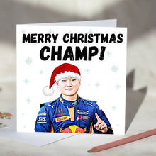 Load image into Gallery viewer, Yuki Tsunoda Champ Card