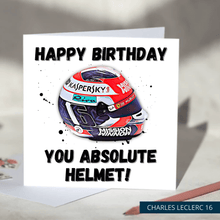 Load image into Gallery viewer, Happy Birthday You Absolute Helmet Funny F1 Birthday Card