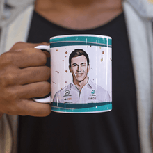 Load image into Gallery viewer, Toto Wolff, Mercedes Formula 1 Mug, Ideal Gift for F1 Fan
