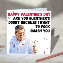Load image into Gallery viewer, Guenther Steiner Fock Smash Door F1 Card