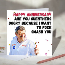 Load image into Gallery viewer, Guenther Steiner Fock Smash Door F1 Card