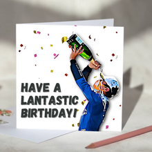 Load image into Gallery viewer, Have a Lantastic Birthday Lando Norris F1 Birthday Card