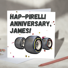 Load image into Gallery viewer, F1 Hap-Pirelli Anniversary Card