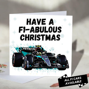 Have an F1-abulous Birthday F1 Card