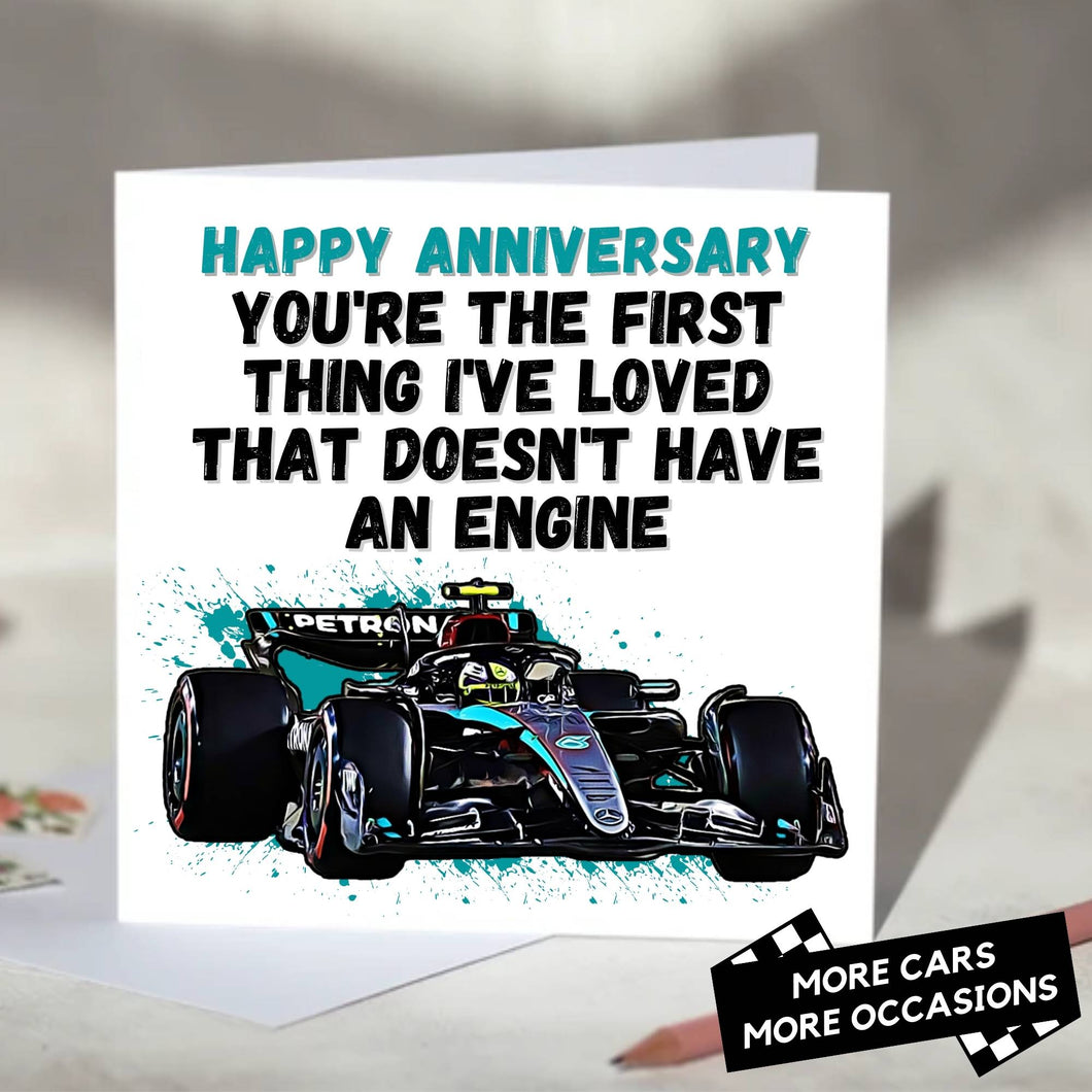You're the First Thing I've Loved That Doesn't Have An Engine F1 Card