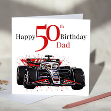 Load image into Gallery viewer, Haas F1 Personalised Birthday Card
