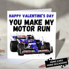 Load image into Gallery viewer, You Make My Motor Run F1 Card
