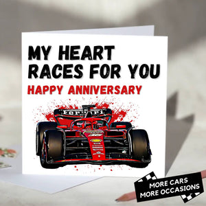 My Heart Races For You F1 Card
