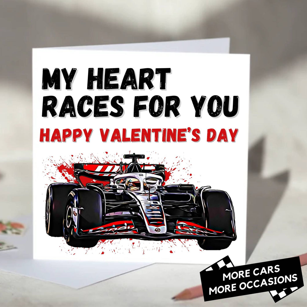 My Heart Races For You F1 Card