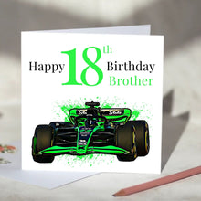 Load image into Gallery viewer, Stake Kick Sauber F1 Personalised Birthday Card
