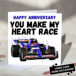 You Make My Heart Race F1 Card