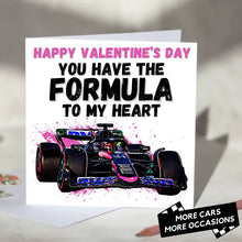 Load image into Gallery viewer, You Have the Formula To My Heart F1 Card
