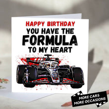 Load image into Gallery viewer, You Have the Formula To My Heart F1 Card
