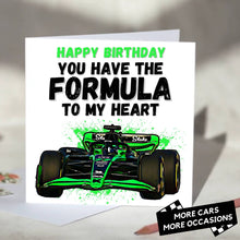 Load image into Gallery viewer, You Have the Formula To My Heart F1 Card
