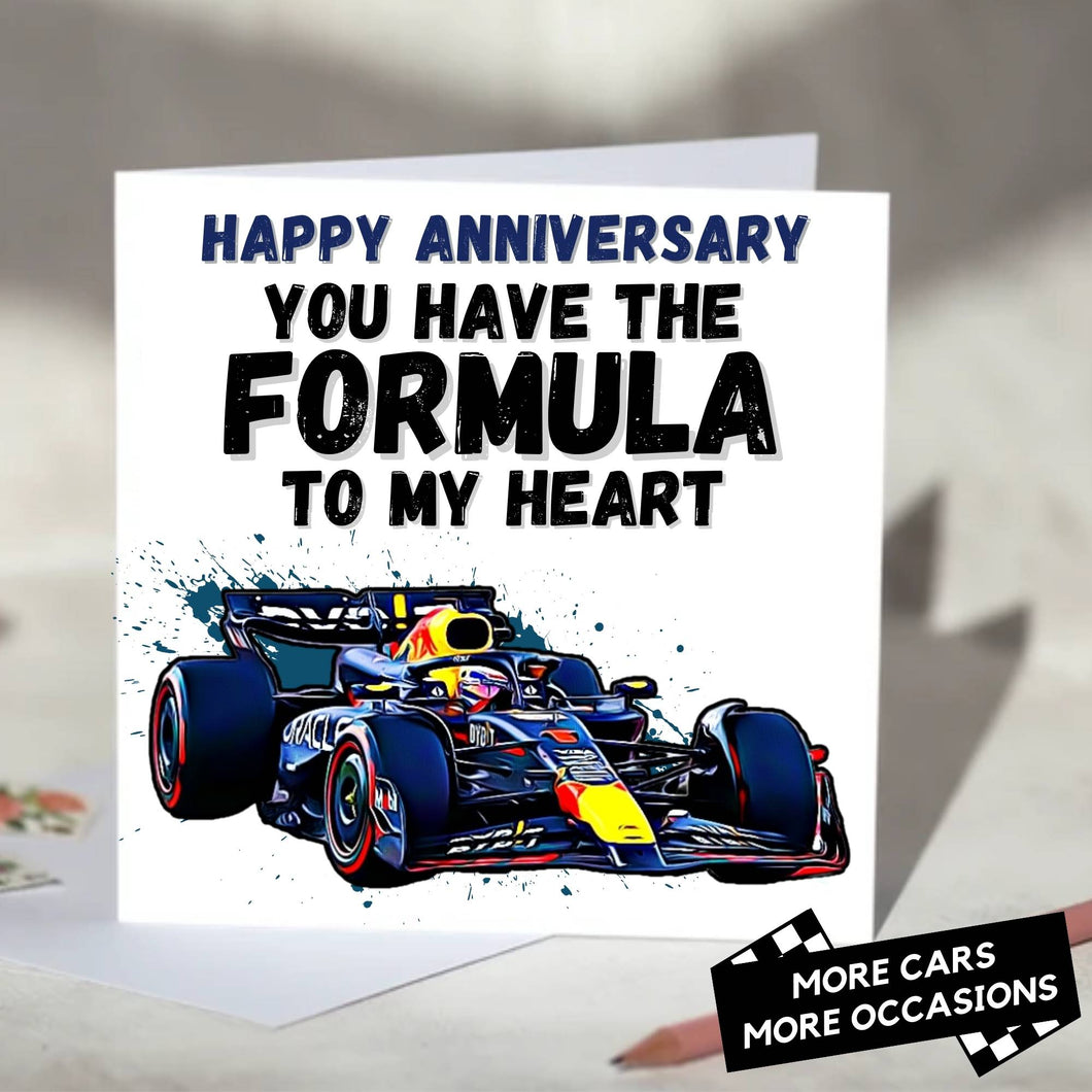 You Have the Formula To My Heart F1 Card