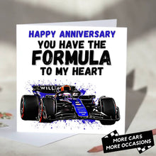 Load image into Gallery viewer, You Have the Formula To My Heart F1 Card
