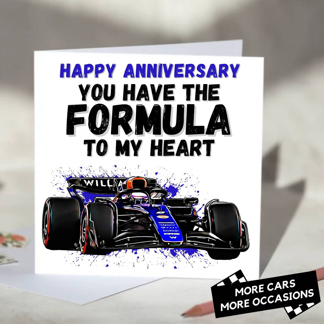 You Have the Formula To My Heart F1 Card