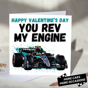 You Rev My Engine F1 Card