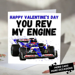 You Rev My Engine F1 Card