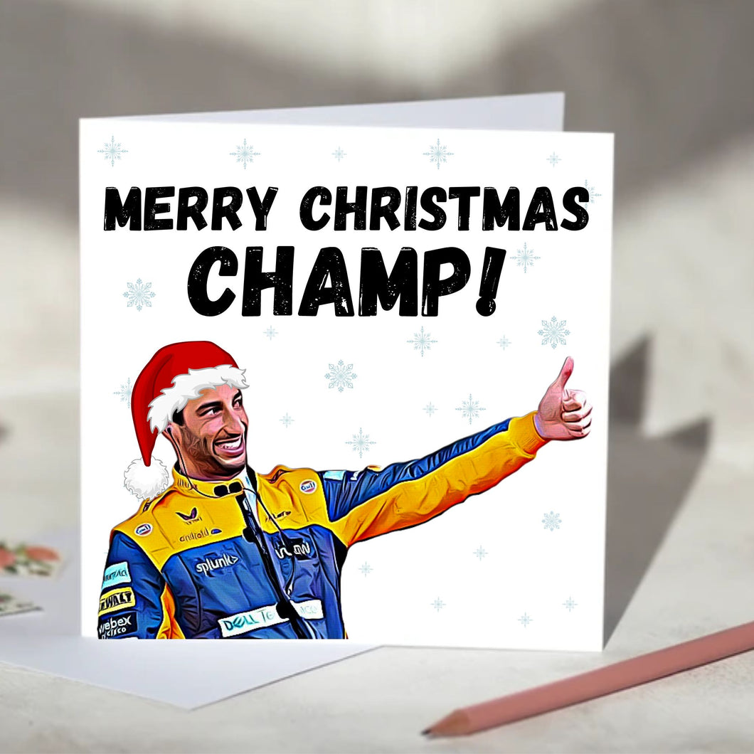 Daniel Ricciardo Champ Card