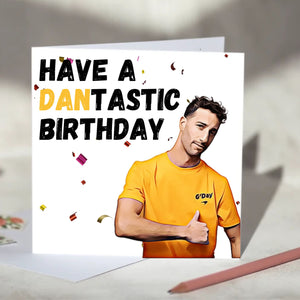 Have a Dantastic Birthday, Christmas Card